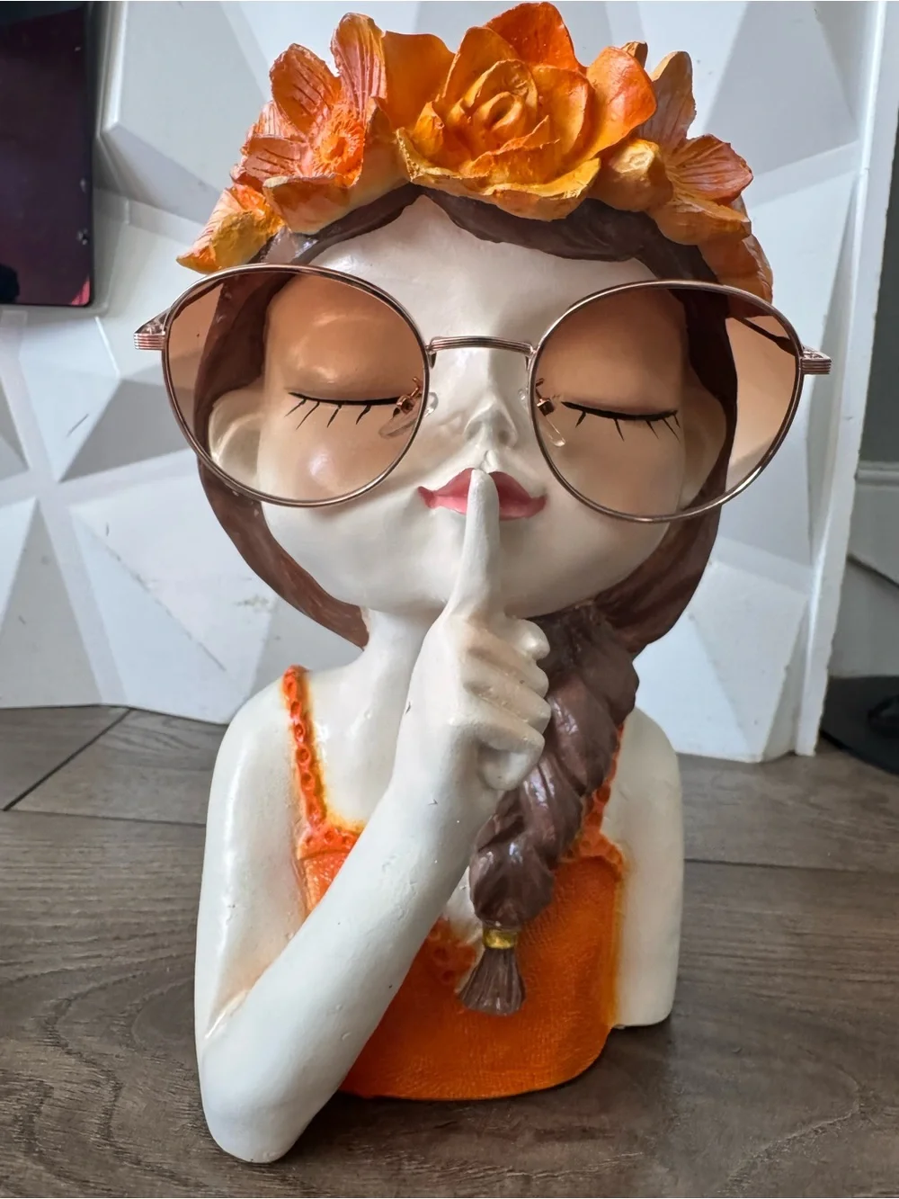 Round Metal Sunglasses Rose Gold Frame Gradient Tint Lens Boho Chic
